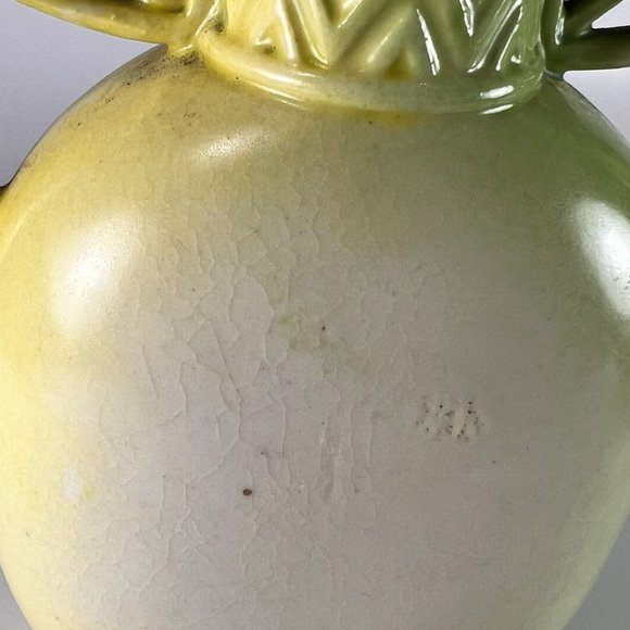 Roses Floral Porcelain Art Nouveau Vase Hand Painted Stamped HJ Vienna Austria - Picture 7 of 12